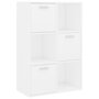 Voir la diapositive 2 : VIDAXL Armoire de rangement Blanc 60x29,5x90 cm Bois d'ingenierie