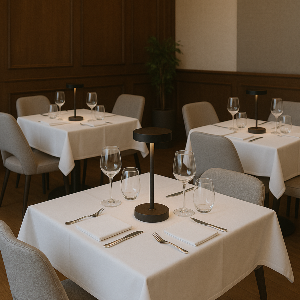 Lumisky Lampe LED design SANDY MINI Noir Aluminium H25cm