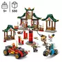 LEGO NINJAGO 71787 La Boîte de Briques Créatives Ninja, pour Construire un Parcours d'Obstacles, une Voiture Ninja, une Moto et 6 Minifigurines