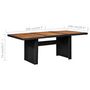 Voir la diapositive 6 : VIDAXL Ensemble a manger d'exterieur 9 pcs Resine tressee Noir