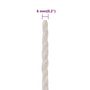 Voir la diapositive 6 : VIDAXL Corde de travail Blanc 6 mm 500 m polypropylene