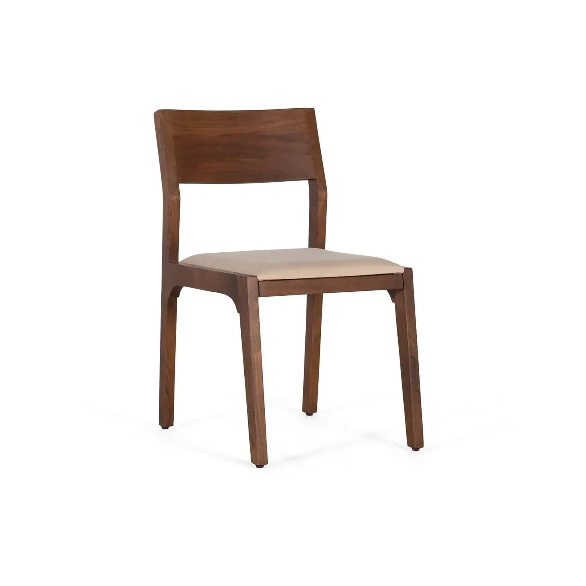 GINER Y COLOMER SL Lot de 2 chaises de bois d'acacia 44 cm style rustique moderne