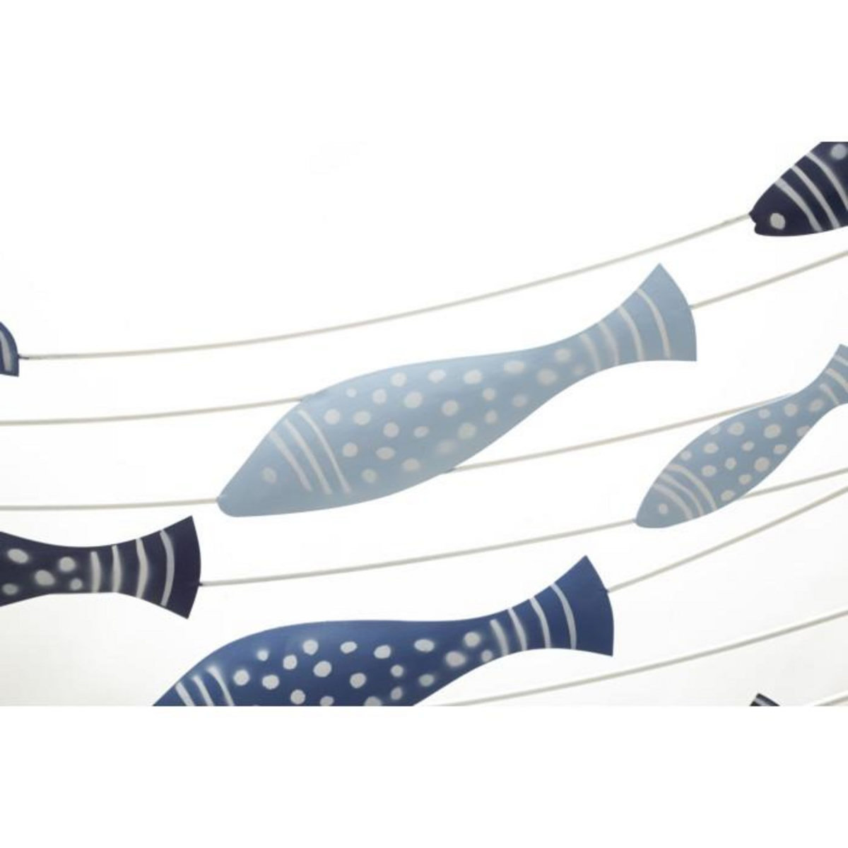 Paris Prix Décoration Murale Encadrée en Métal  Pesci  96cm Multicolore