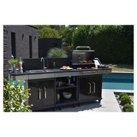 GARDENSTAR Barbecue charbon de bois en acier TITAN pas cher 