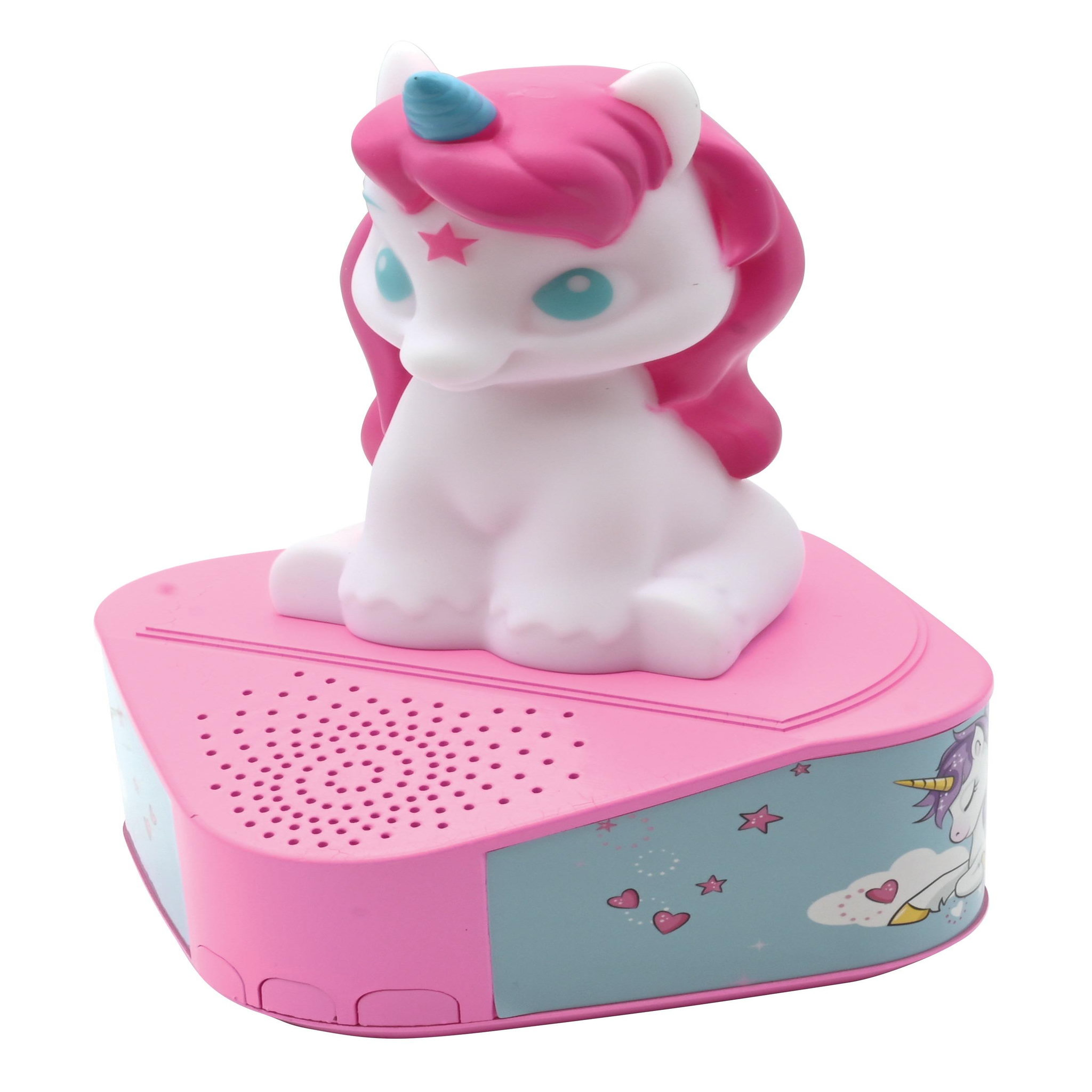Voir la diapositive 2 : Lexibook Enceinte Bluetooth avec figurine lumineuse Licorne