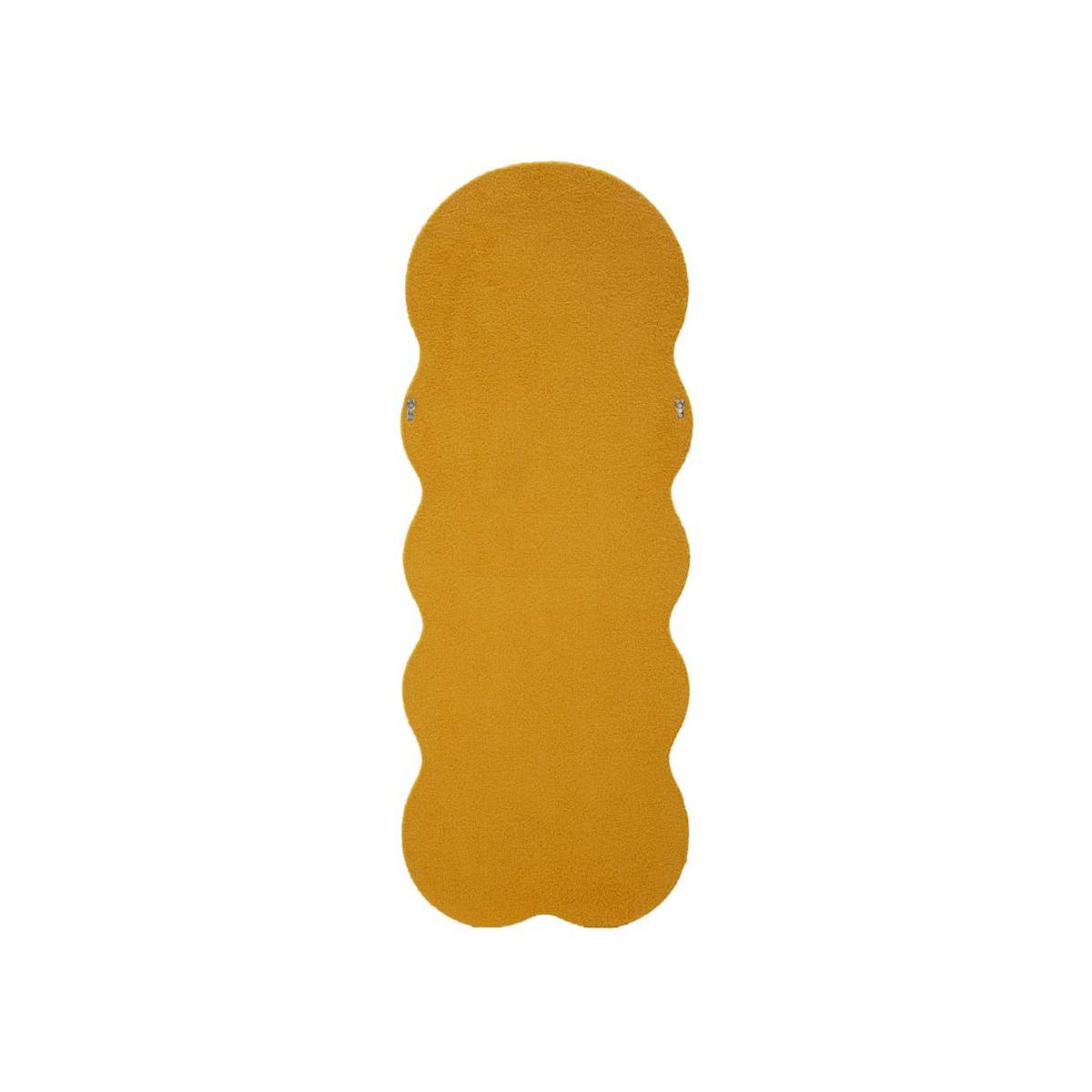Paris Prix Miroir Mural en Tissu Bouclé  Teddy  160cm Moutarde