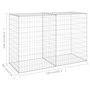 Voir la diapositive 6 : VIDAXL Mur en gabion avec couvercles Acier galvanise 150x60x100 cm