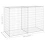 Voir la diapositive 6 : VIDAXL Mur en gabion avec couvercles Acier galvanise 150x60x100 cm