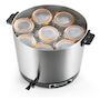 Voir la diapositive 3 : NATURE & SAVEURS Stérilisateur de bocaux électrique cuve inox avec robinet et minuteur 45l 2500w - ns st45ina