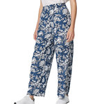 TBS Pantalon Bleu à Fleurs Femme TBS JANIEPAN. Coloris disponibles : Bleu