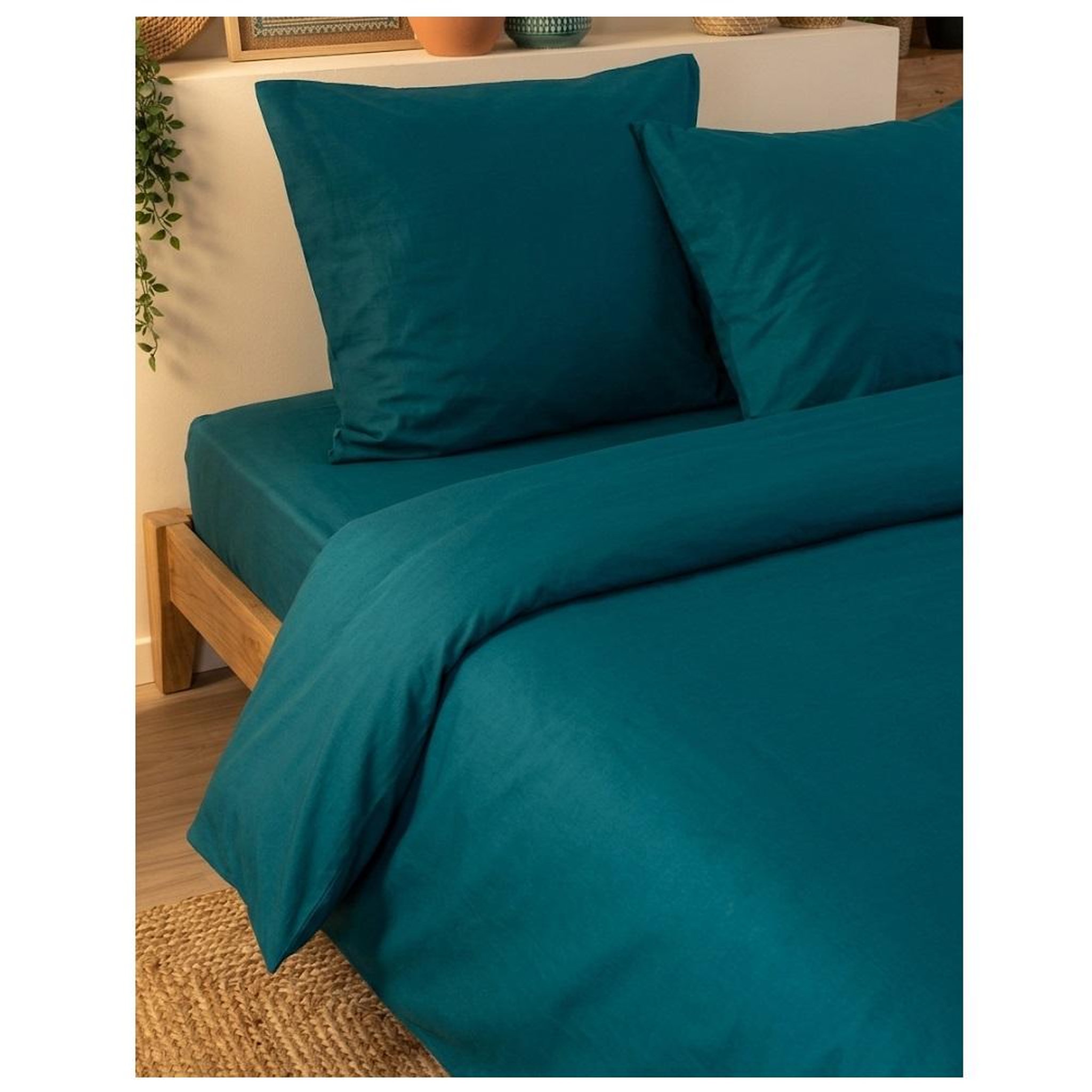 Voir la diapositive 3 : Eden Drap housse en coton eden design et moderne