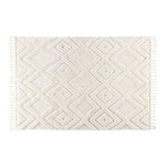 Paris Prix Tapis Déco en Laine  Dahlia  200x300cm Blanc