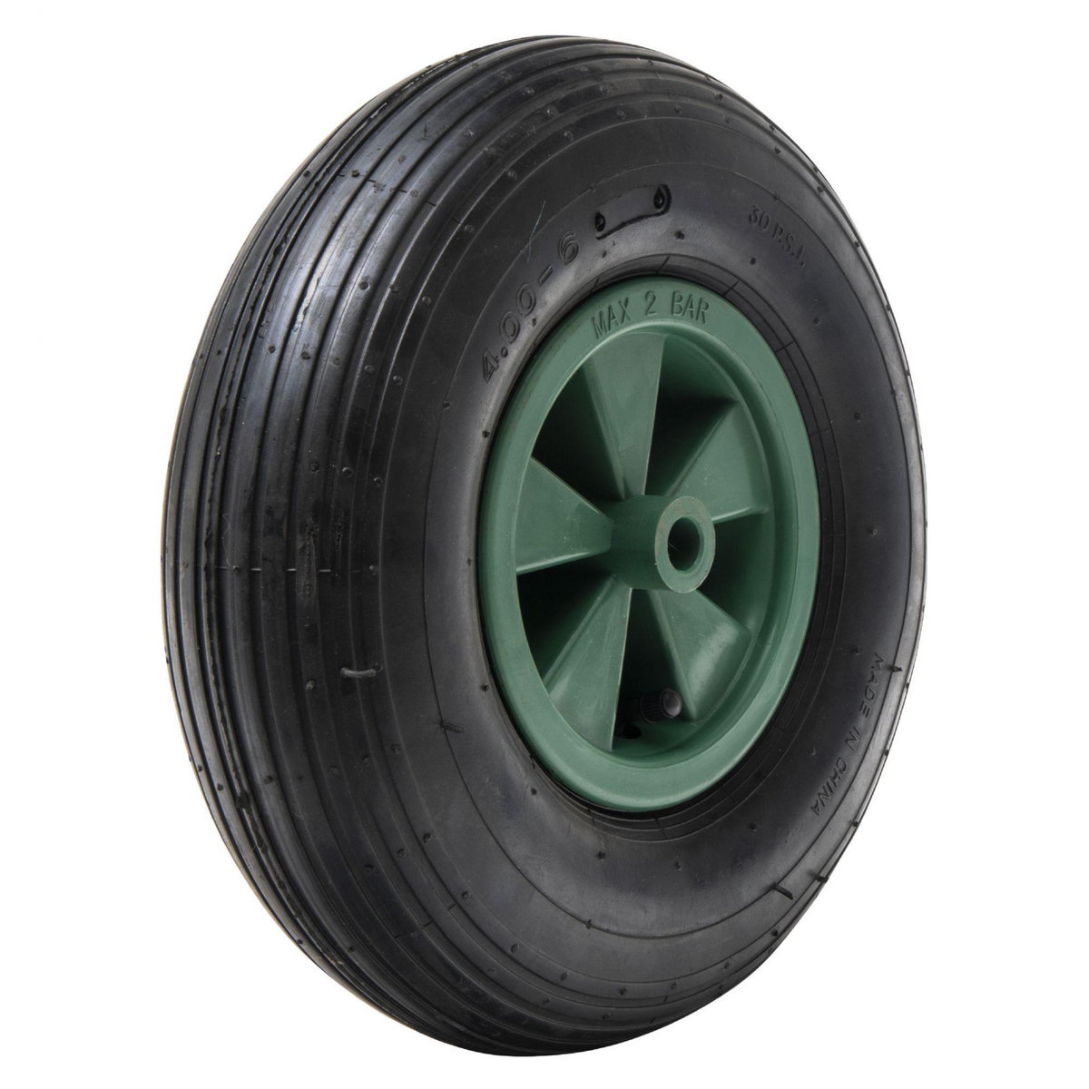 WERKAPRO Roue gonflable verte WERKA PRO  325x85  Alésage 16mm