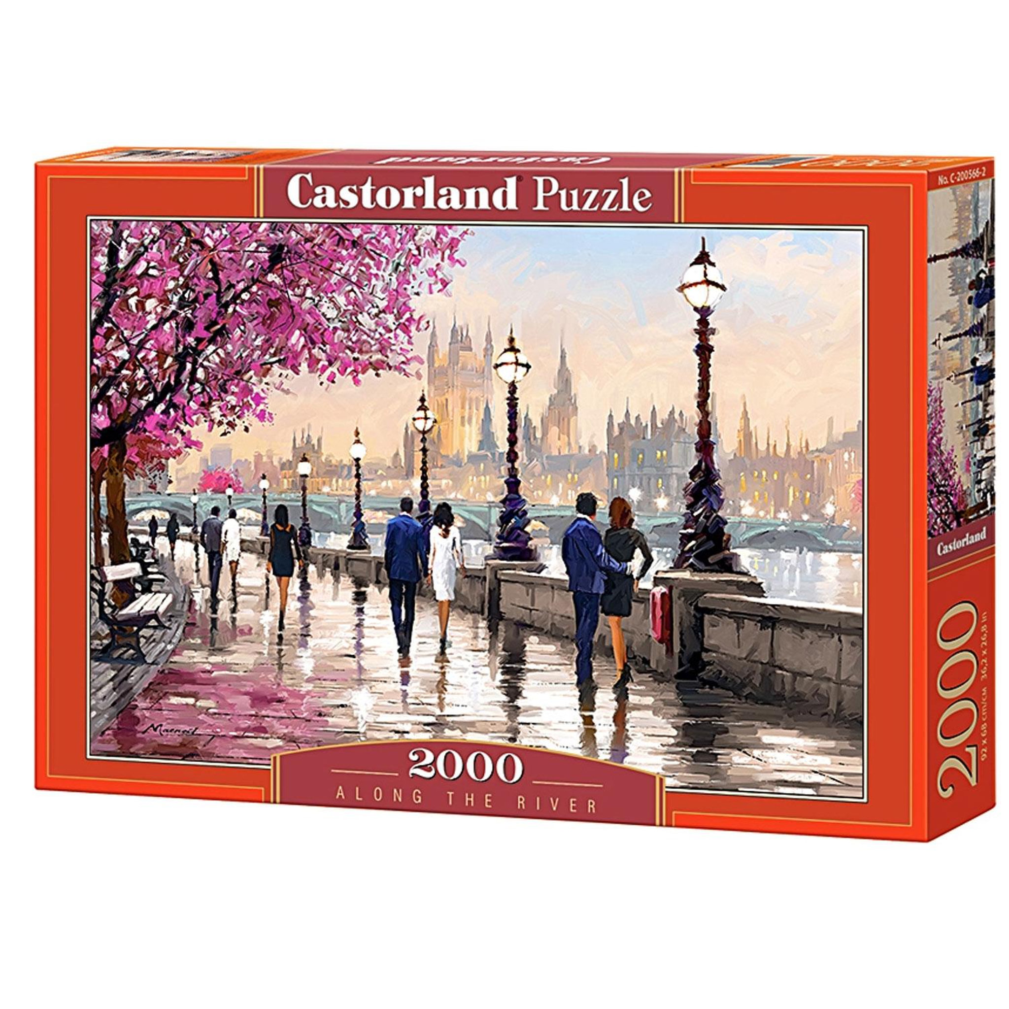 Voir la diapositive 2 : Castorland Puzzle 2000 pièces : le long de la rivière