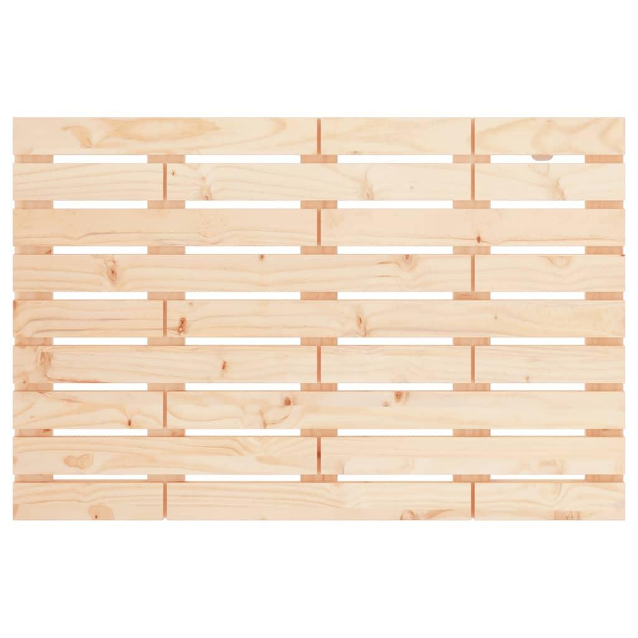 Voir la diapositive 4 : VIDAXL Tete de lit murale 106x3x63 cm Bois massif de pin