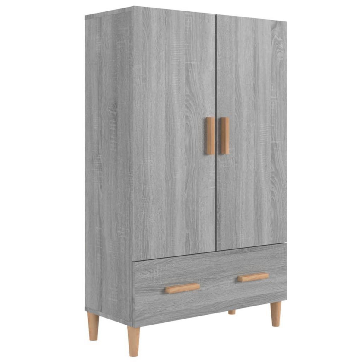 VIDAXL Buffet Sonoma gris 70x31x115 cm Bois d'ingenierie