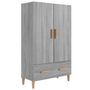 Voir la diapositive 2 : VIDAXL Buffet Sonoma gris 70x31x115 cm Bois d'ingenierie