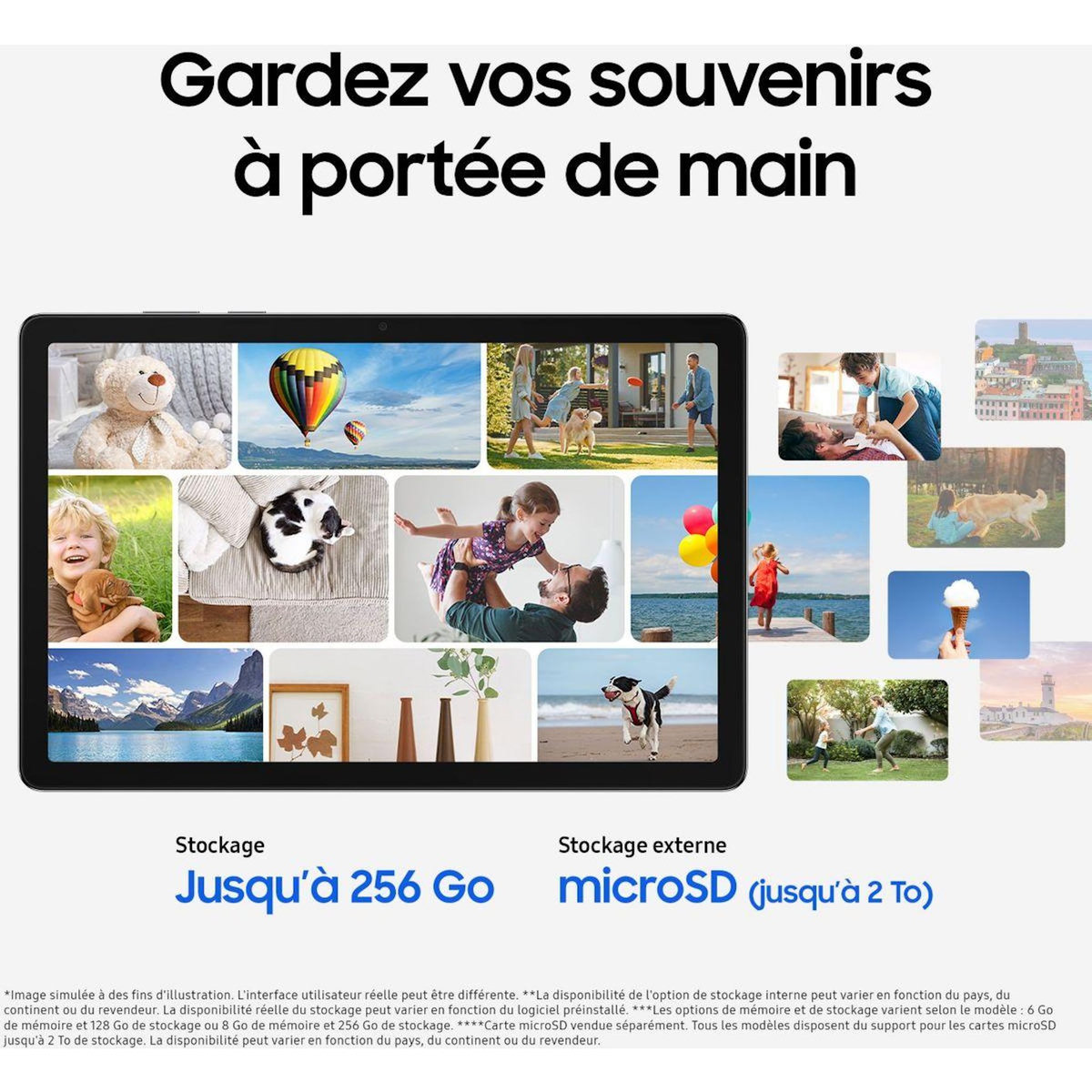 Samsung Tablette Android Pack Galaxy Tab A11+ 128Go Gray+bookcove