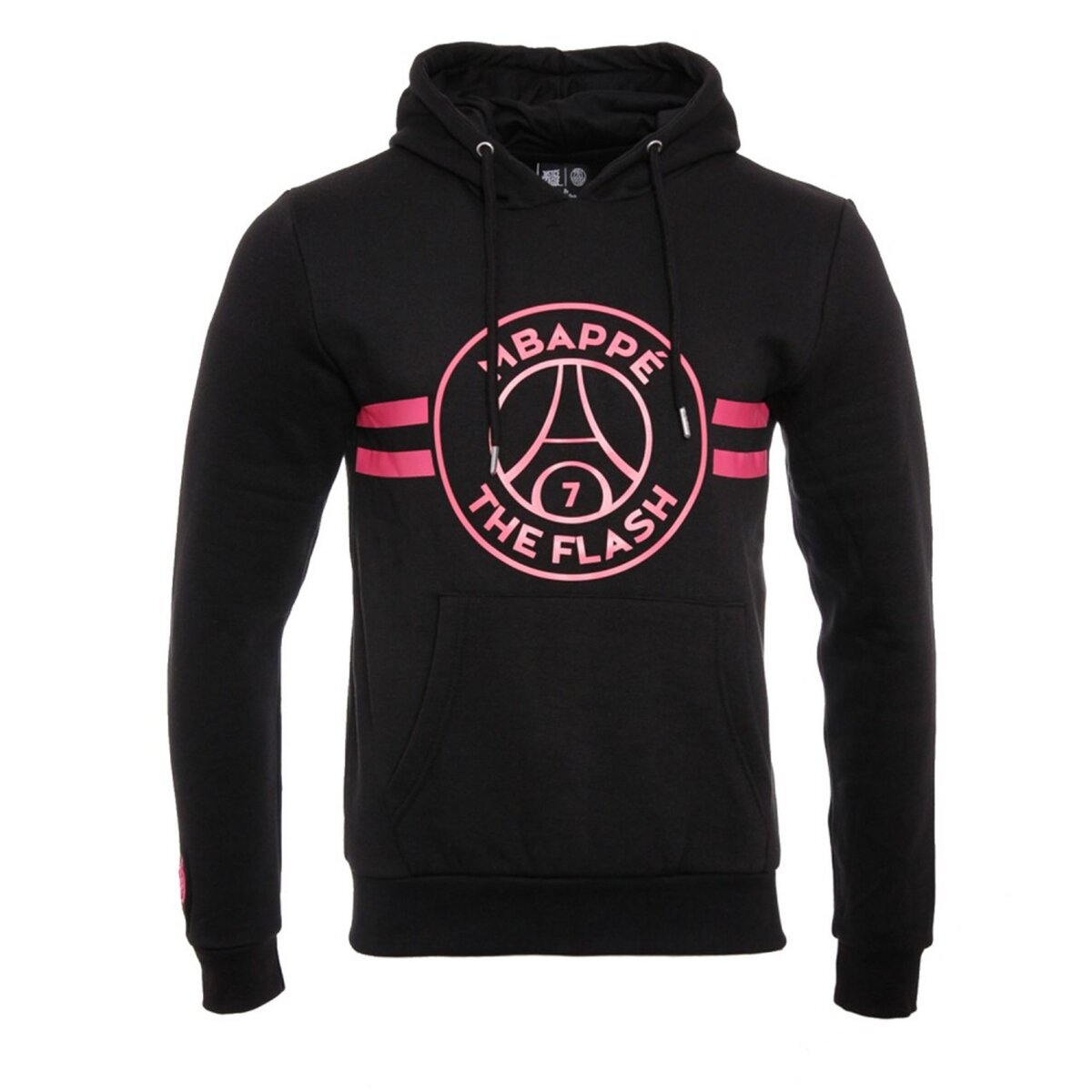 PSG MBapp Sweat capuche Noir Rose Homme PSG x Justice League