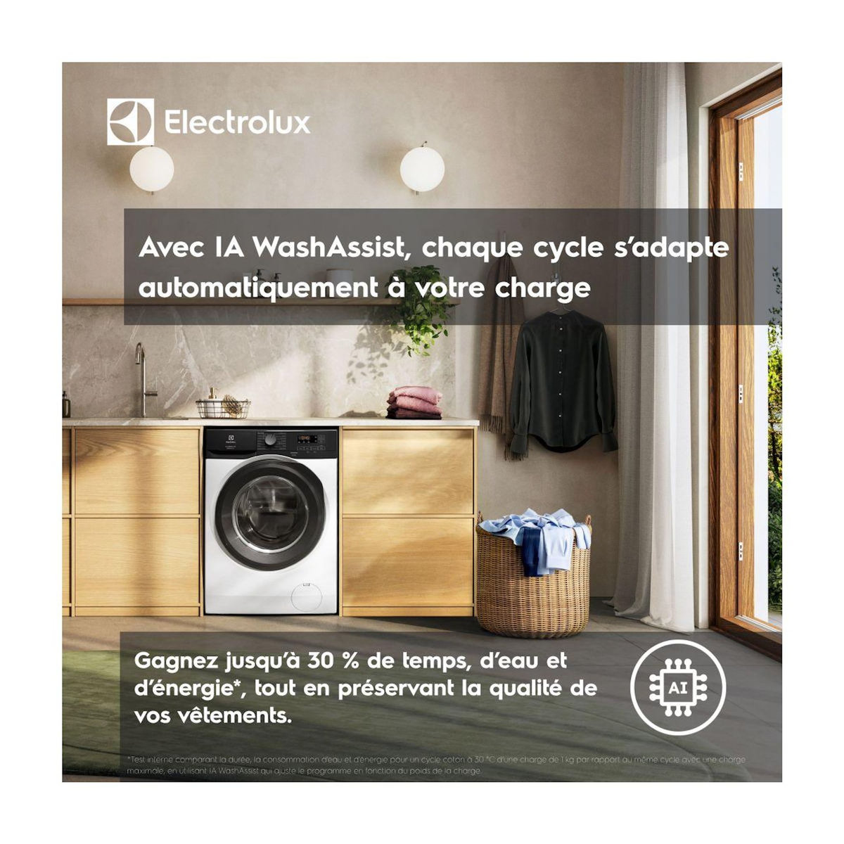 ELECTROLUX Lave linge hublot EW6EE1041AB
