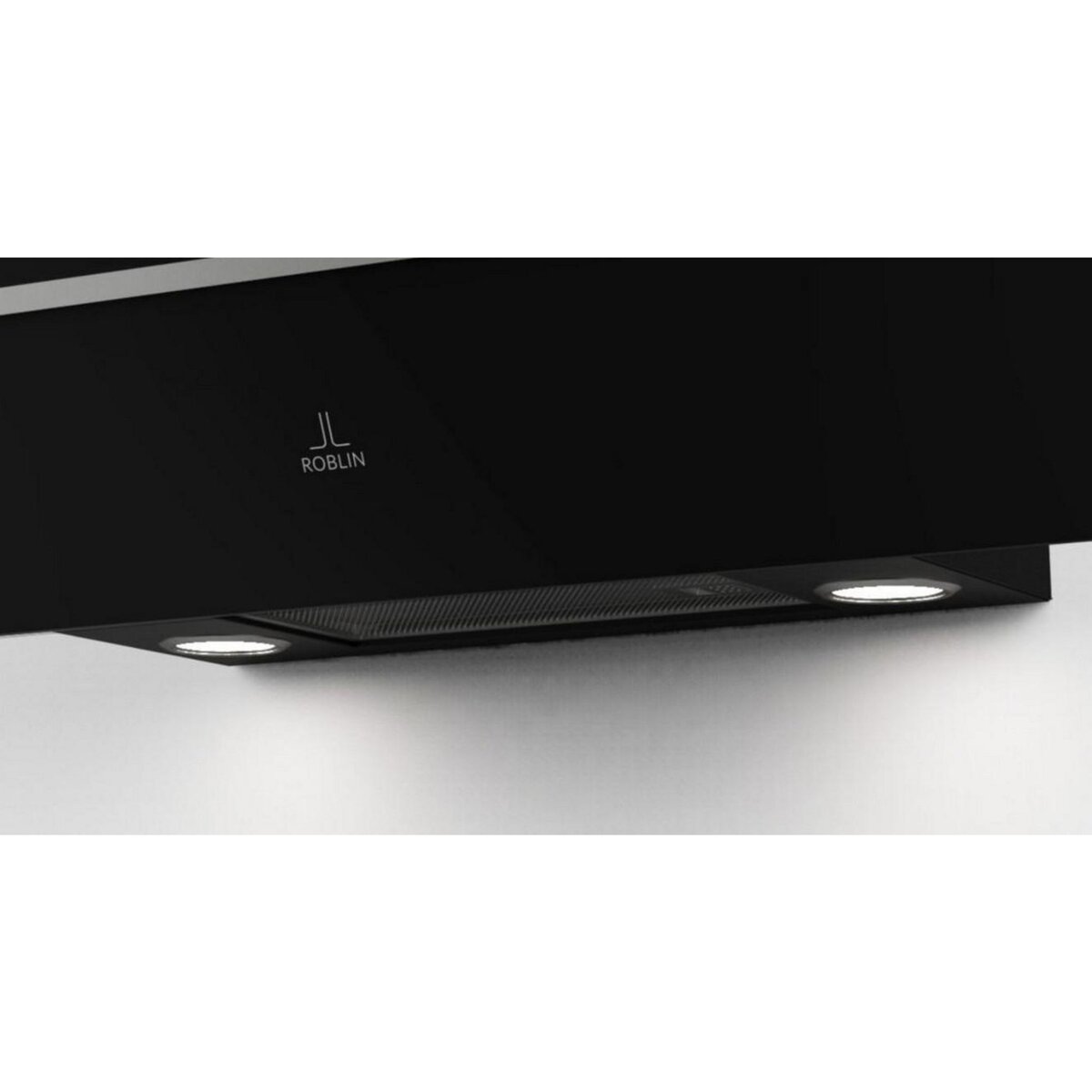 ROBLIN Hotte décorative inclinée 80cm 580m3/h noir - 5629997
