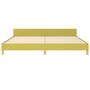 Voir la diapositive 5 : VIDAXL Cadre de lit sans matelas vert 200x200 cm tissu