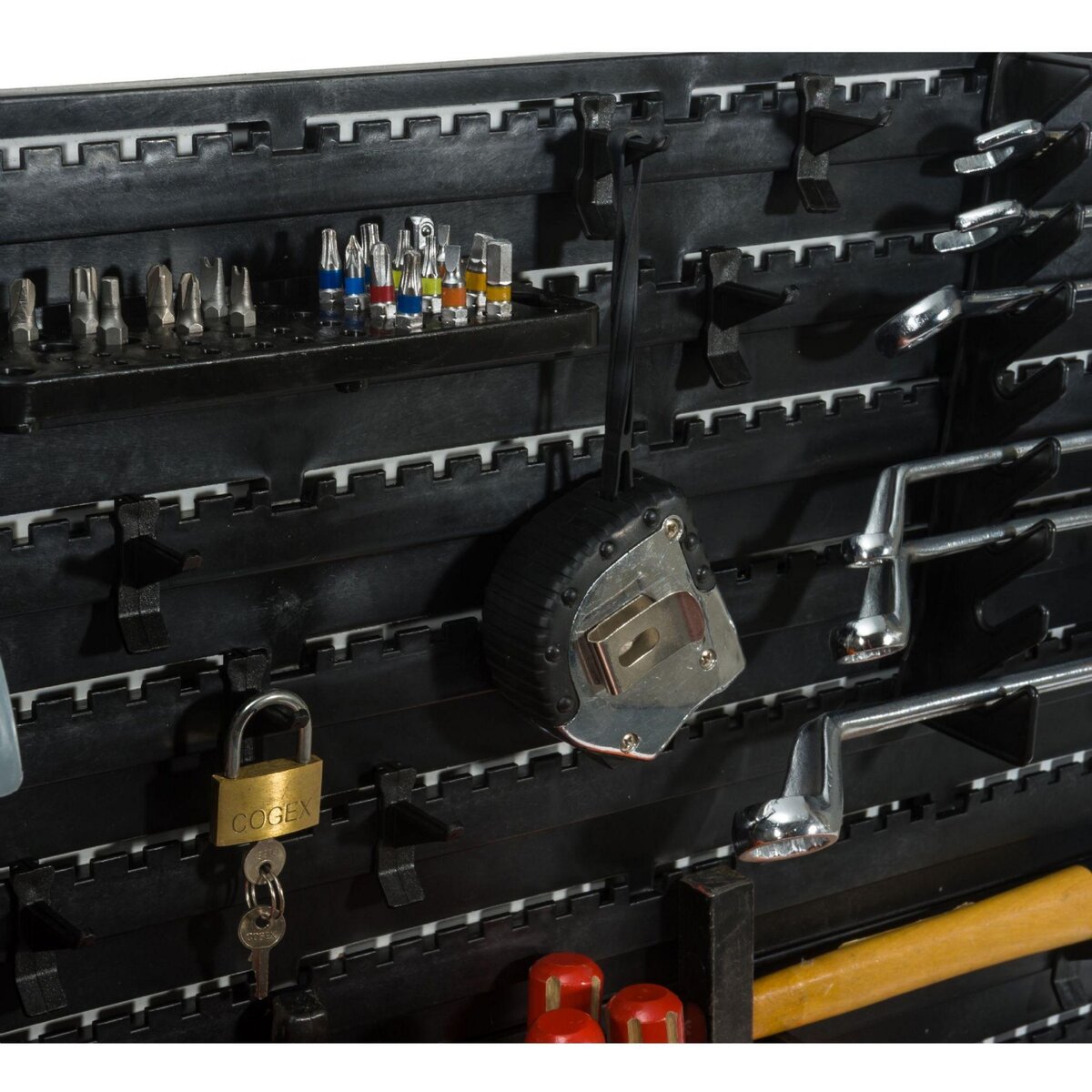 WERKAPRO Panneaux muraux avec bacs à bec et porte-outils WERKA PRO