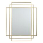 Paris Prix Miroir Design en Métal  Art Déco  93cm Or