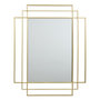 Voir la diapositive 1 : Paris Prix Miroir Design en Métal  Art Déco  93cm Or