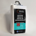 SOLEIL D'OCRE Housse renove matelas IMPERMEABLE, par Soleil d'ocre. Coloris disponibles : Blanc