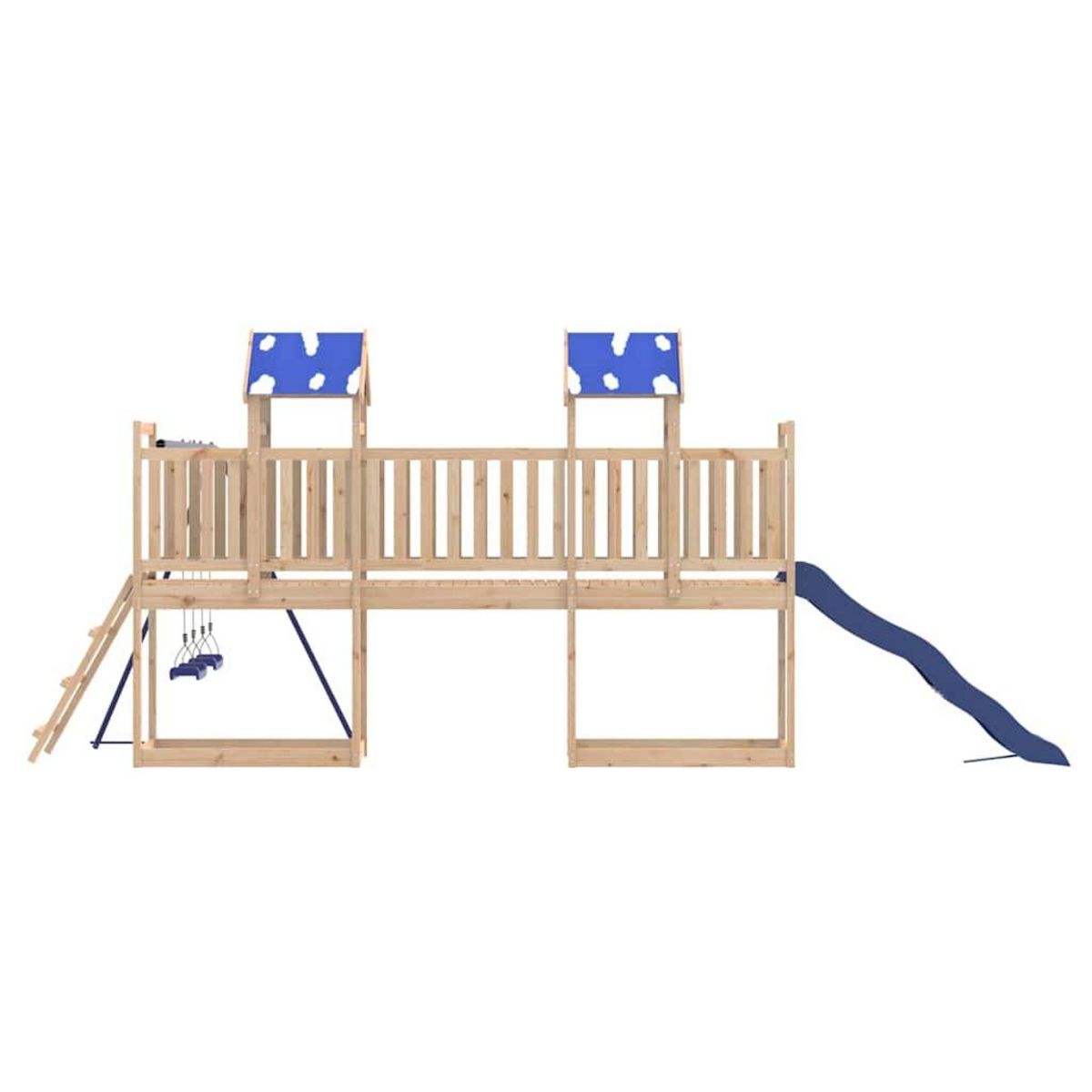VIDAXL Aire de jeux d'exterieur bois de pin massif