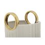 Voir la diapositive 4 : Paris Prix Vase Design en Céramique  Shopping  25cm Blanc