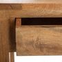 Voir la diapositive 4 : Paris Prix Console en Bois 2 Tiroirs  Ajmal  120cm Naturel