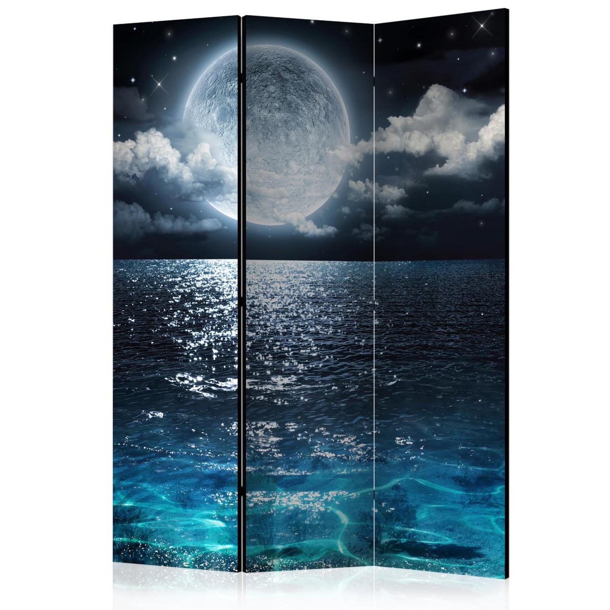 Paris Prix Paravent 3 volets  blue lagoon  135x172cm