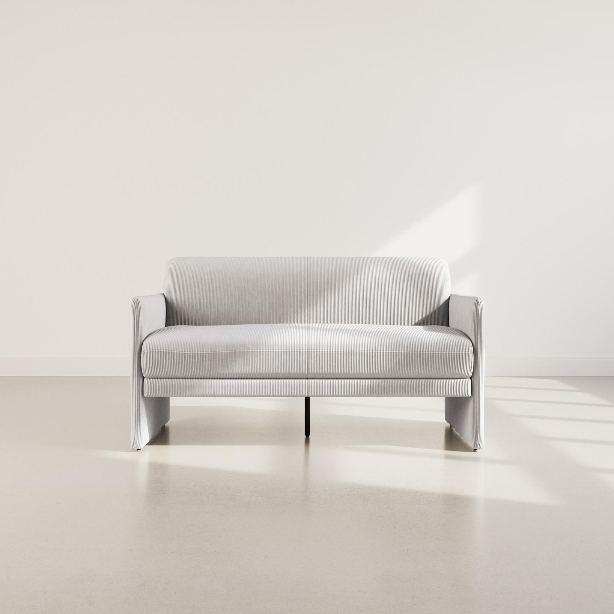 Voir la diapositive 2 : BEST MOBILIER Mathis - canapé convertible clic-clac 3 places en velours côtelé