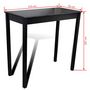 Voir la diapositive 6 : VIDAXL Set de 1 table de bar et 2 tabourets noir