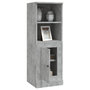 Voir la diapositive 5 : VIDAXL Buffet haut gris beton 36x35,5x103,5 cm bois d'ingenierie