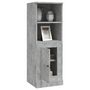 Voir la diapositive 5 : VIDAXL Buffet haut gris beton 36x35,5x103,5 cm bois d'ingenierie