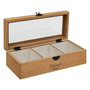 Voir la diapositive 2 : ATMOSPHERA Boîte à Bijoux en Bois  Be Vintage  25cm Naturel