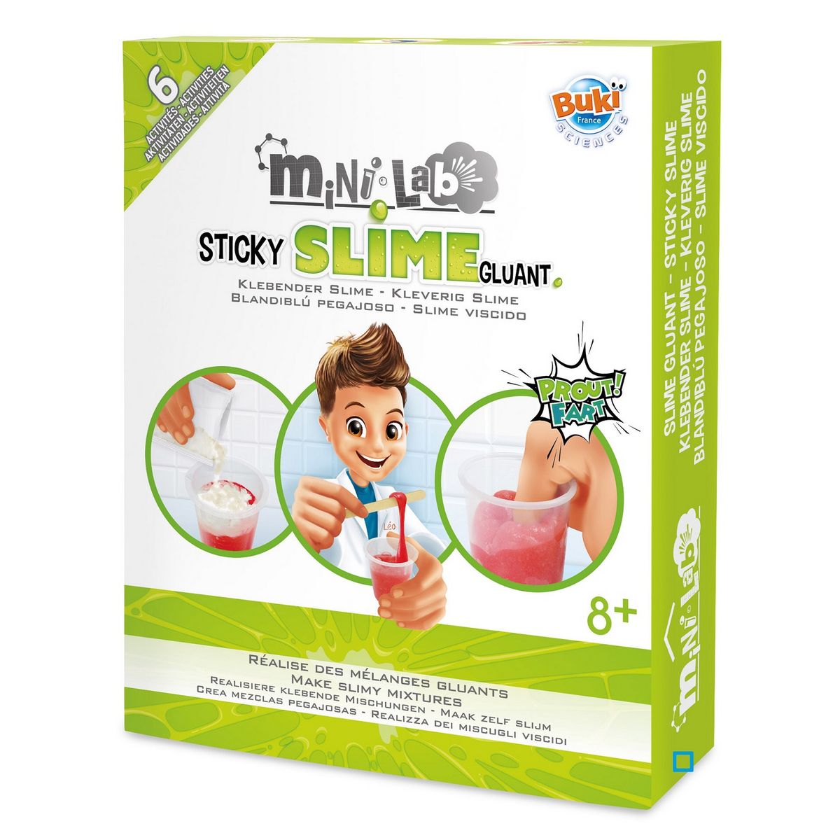 BUKI Mini lab slime gluant