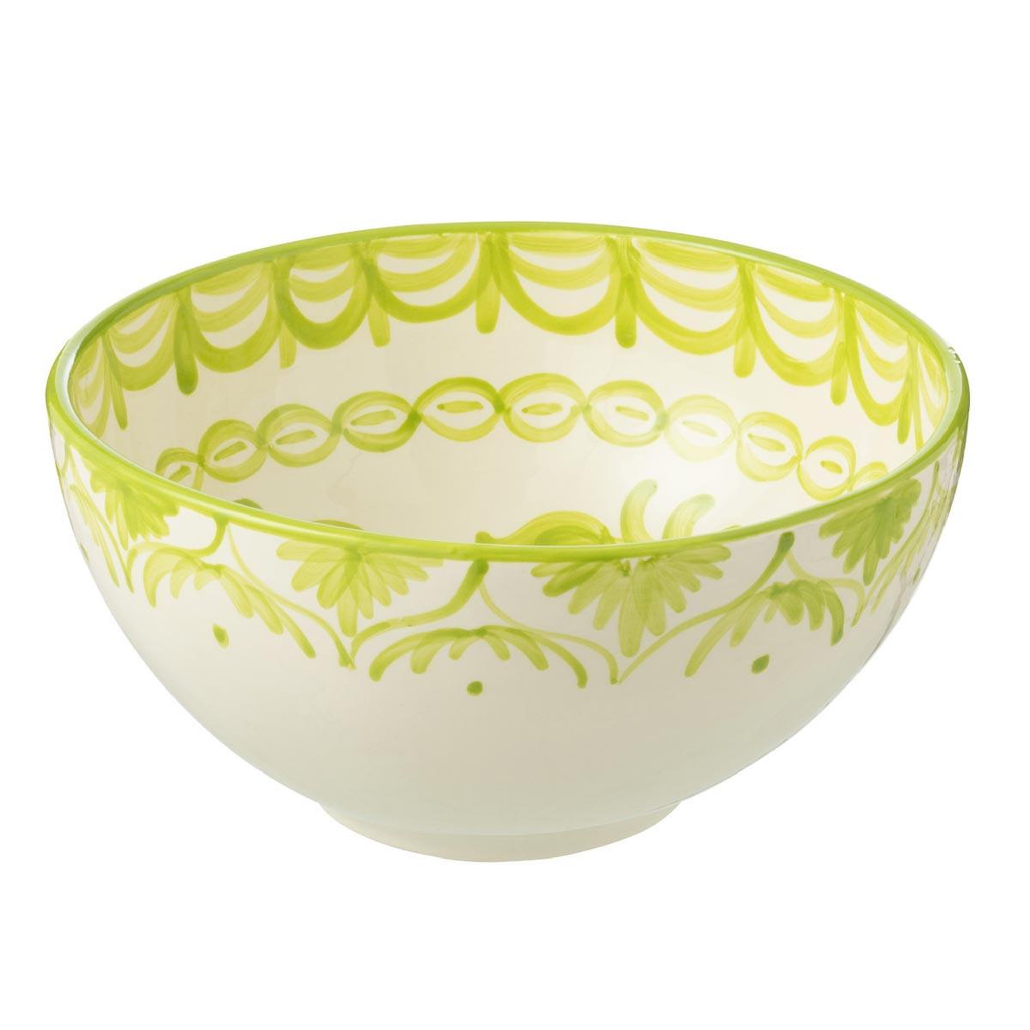 J-LINE Saladier en Céramique  Granada  28cm Vert