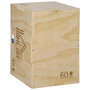 Voir la diapositive 4 : HOMCOM Box jump - box de pliométrie - collaboration Aosom.fr x FFHandball - 40/45/60H cm - max. 120 Kg - bois