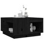 Voir la diapositive 4 : VIDAXL Table basse Noir 60x61x32,5 cm Bois massif de pin