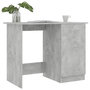 Voir la diapositive 3 : VIDAXL Bureau Gris beton 100x50x76 cm Bois d'ingenierie