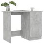 Voir la diapositive 3 : VIDAXL Bureau Gris beton 100x50x76 cm Bois d'ingenierie