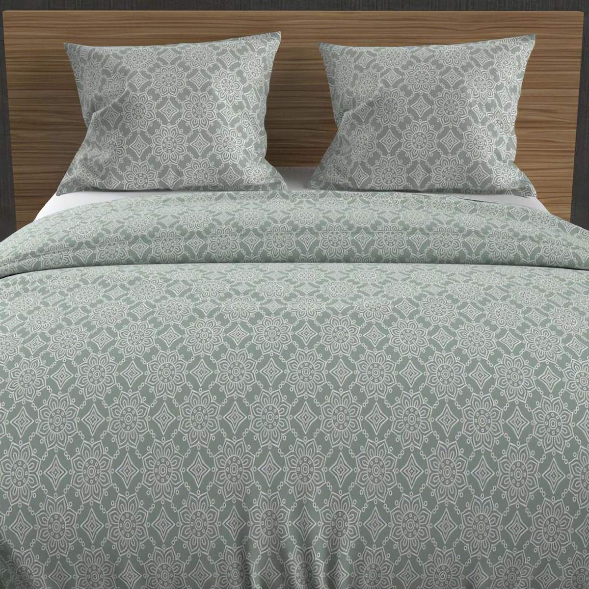 SOLEIL D'OCRE Parure housse de couette coton 57 fils ESMERALDA, par Soleil d'ocre