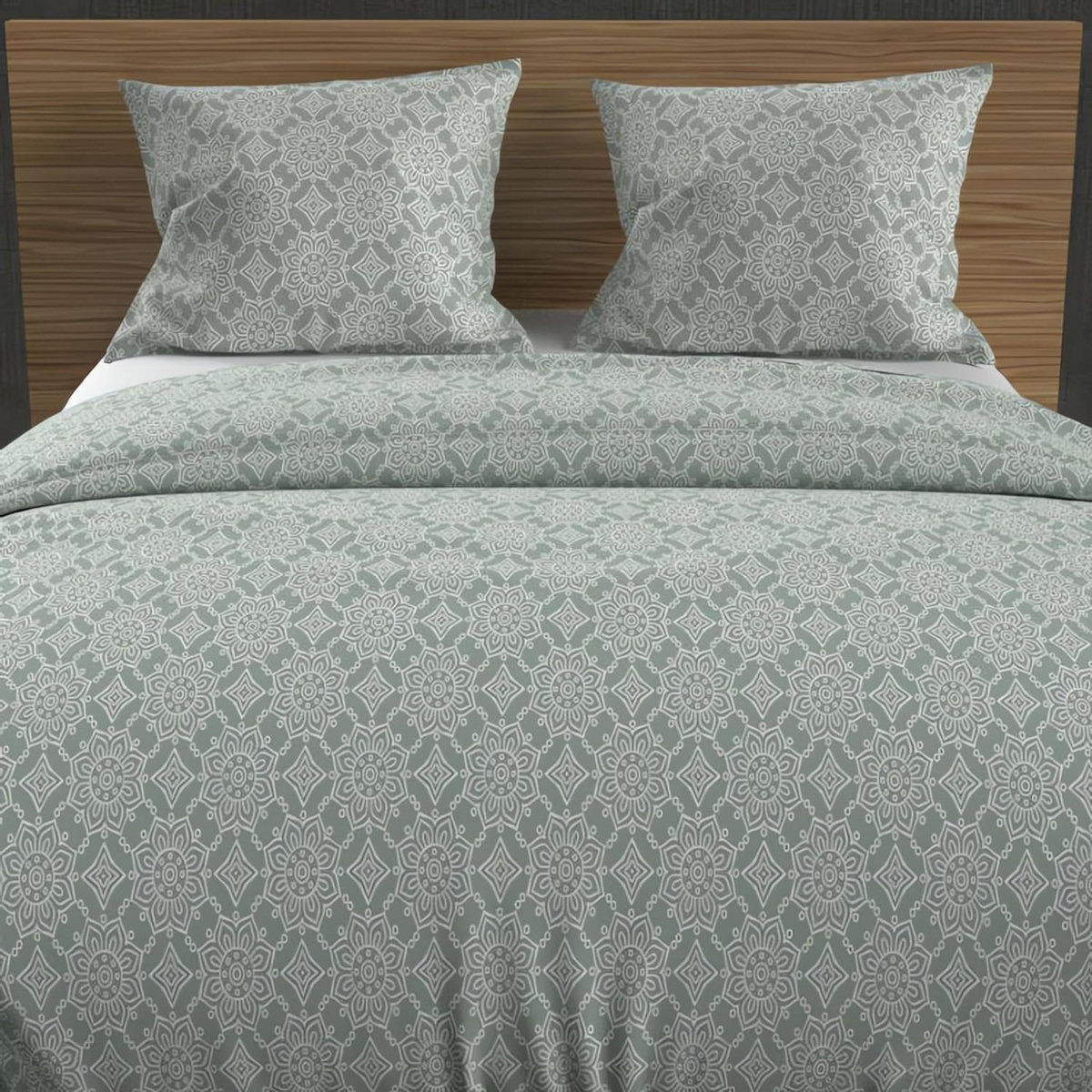 SOLEIL D'OCRE Parure housse de couette coton 57 fils ESMERALDA, par Soleil d'ocre