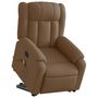 Voir la diapositive 3 : VIDAXL Fauteuil de massage inclinable Marron Tissu