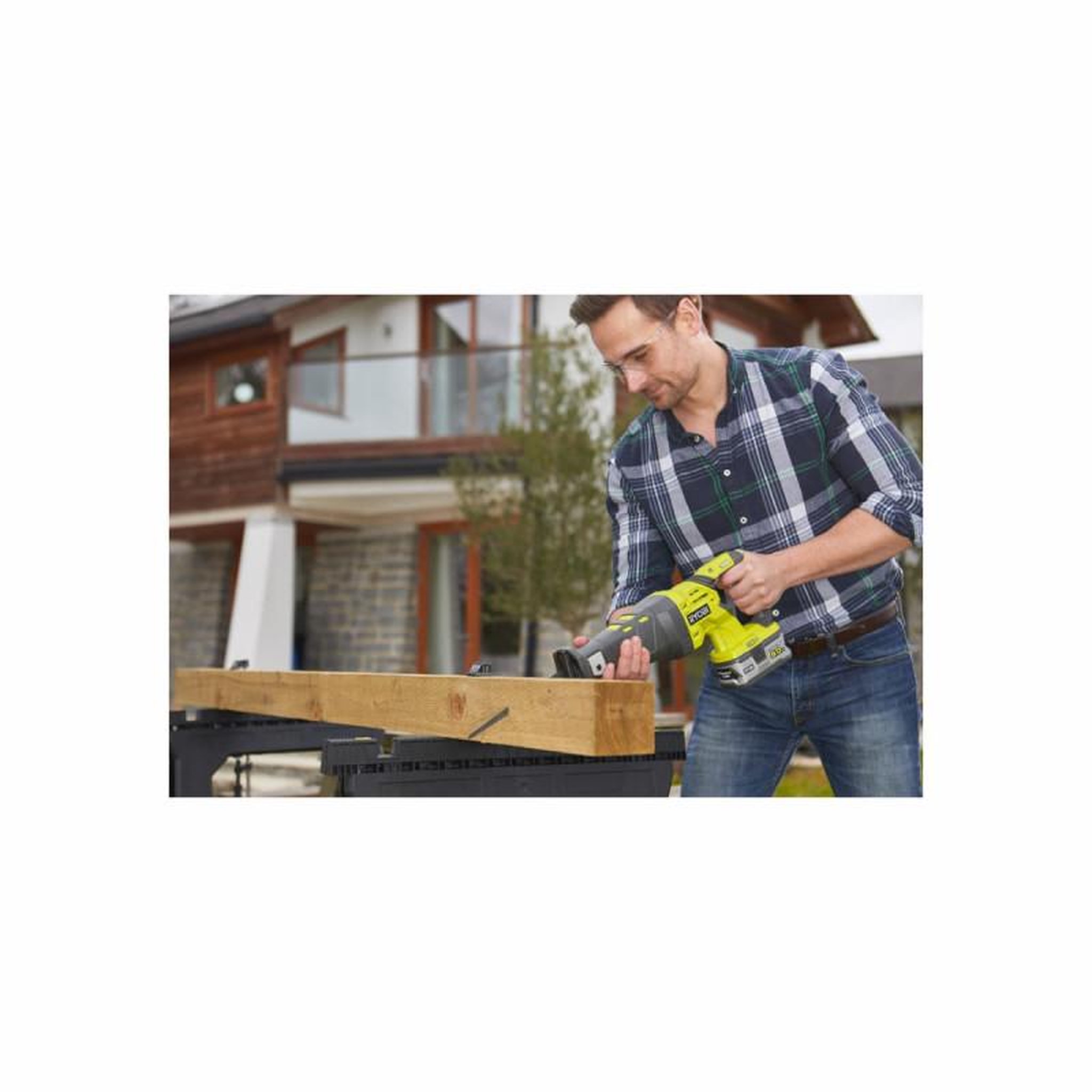 Voir la diapositive 4 : Ryobi Scie sabre RYOBI 18V One+ - sans batterie ni chargeur R18RS-0