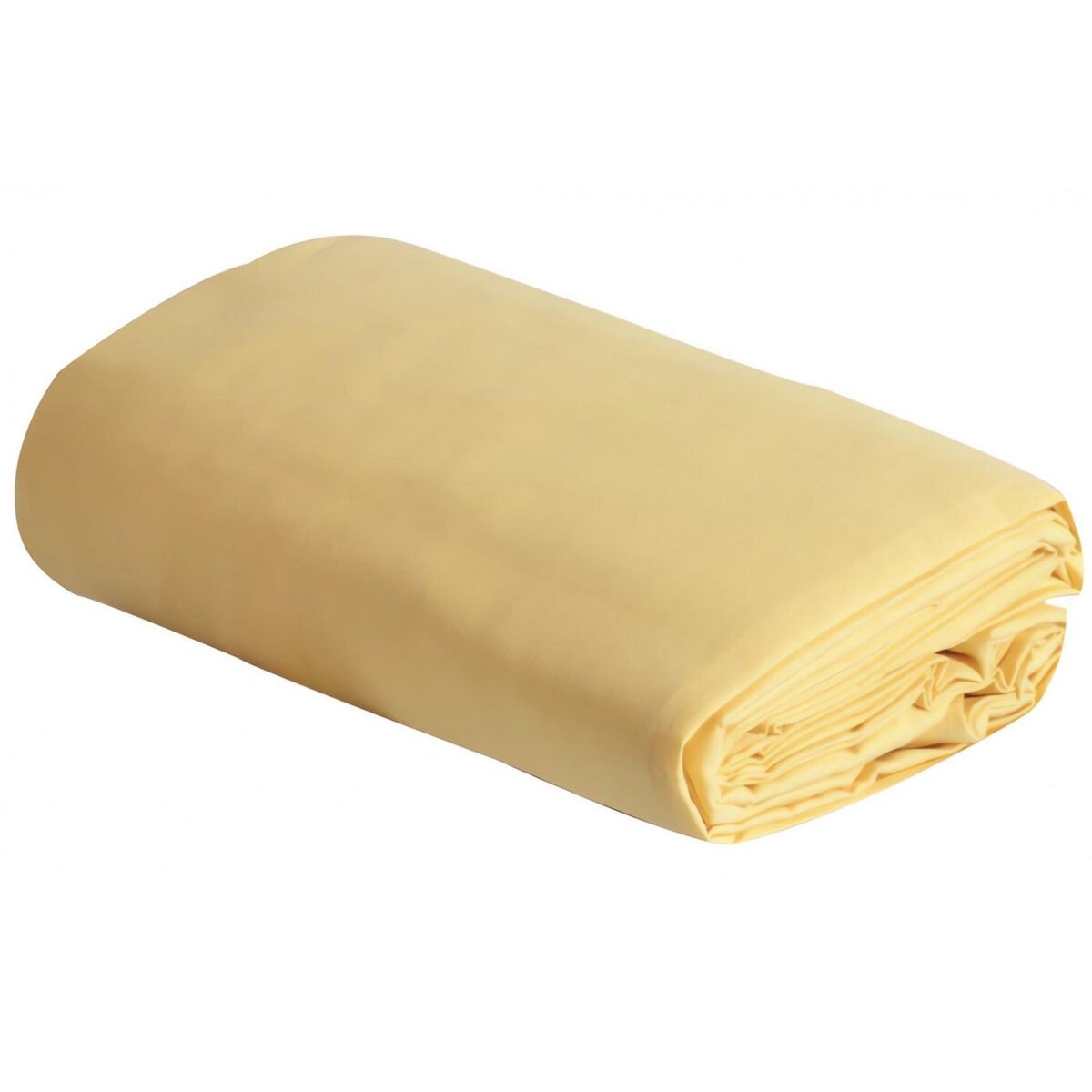 Toison d'or Drap housse TPR 2x100x200 cm en coton 57 fils ALABAMA vanille
